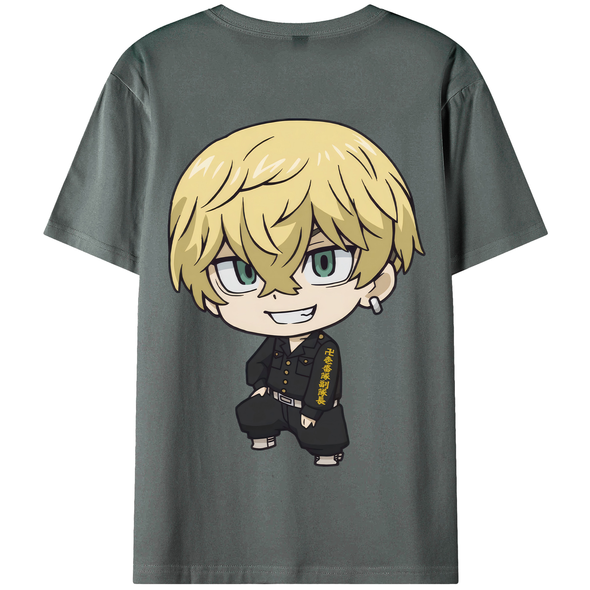 （画像用） 東京リベンジャーズ Tokyo Revengers 綿100％半袖Tシャツ（背面プリント）